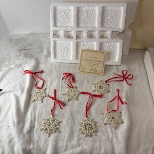 Lenox Window 2.5" Snowflakes 6-Piece Christmas Ornament Set 61410492